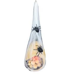 Cocon lumineux d'araignées - 13 x L 13 x H 42 cm - C'PARTY