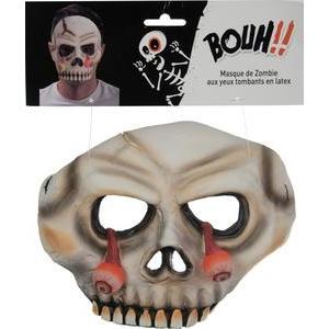 Masque de zombie œil tombant - Taille adulte