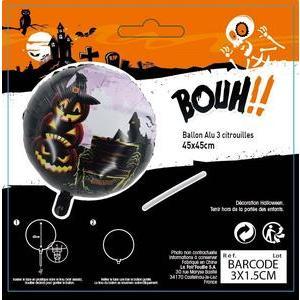 Ballon rond d'Halloween - ø 45 cm - Différents modèles - Multicolore