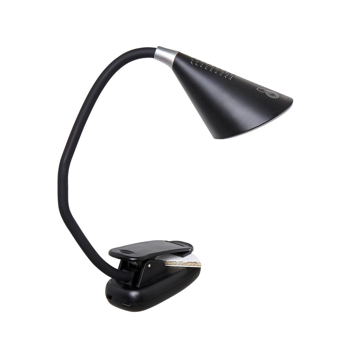 Lampe Touch à clips - L 34 cm - Différents coloris - Noir, blanc