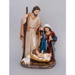 Santon Jésus, Marie Joseph - H 45 cm - Multicolore