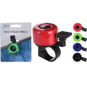 Mini sonnette pour vélo - ø 3.5 cm - Différents coloris - Rouge, vert, bleu ou noir