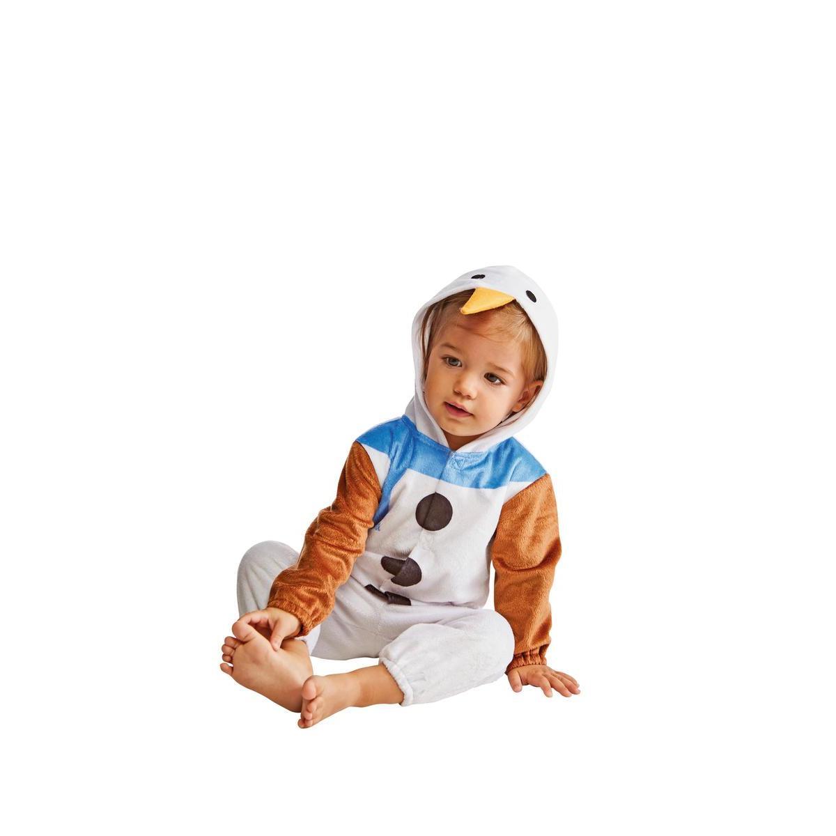 Combinaison bonhomme de neige enfant - 6/12 mois, 18/24 mois, 36 mois