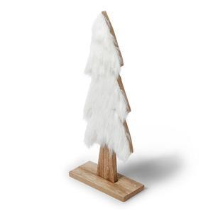 Sapin bois fourrure blanche - 12.5 x 28 cm