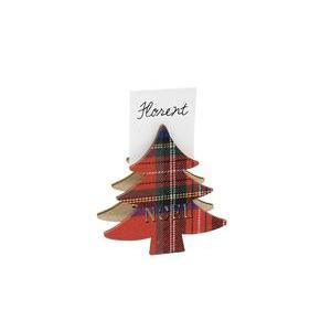 sapin porte carte noel ecossais