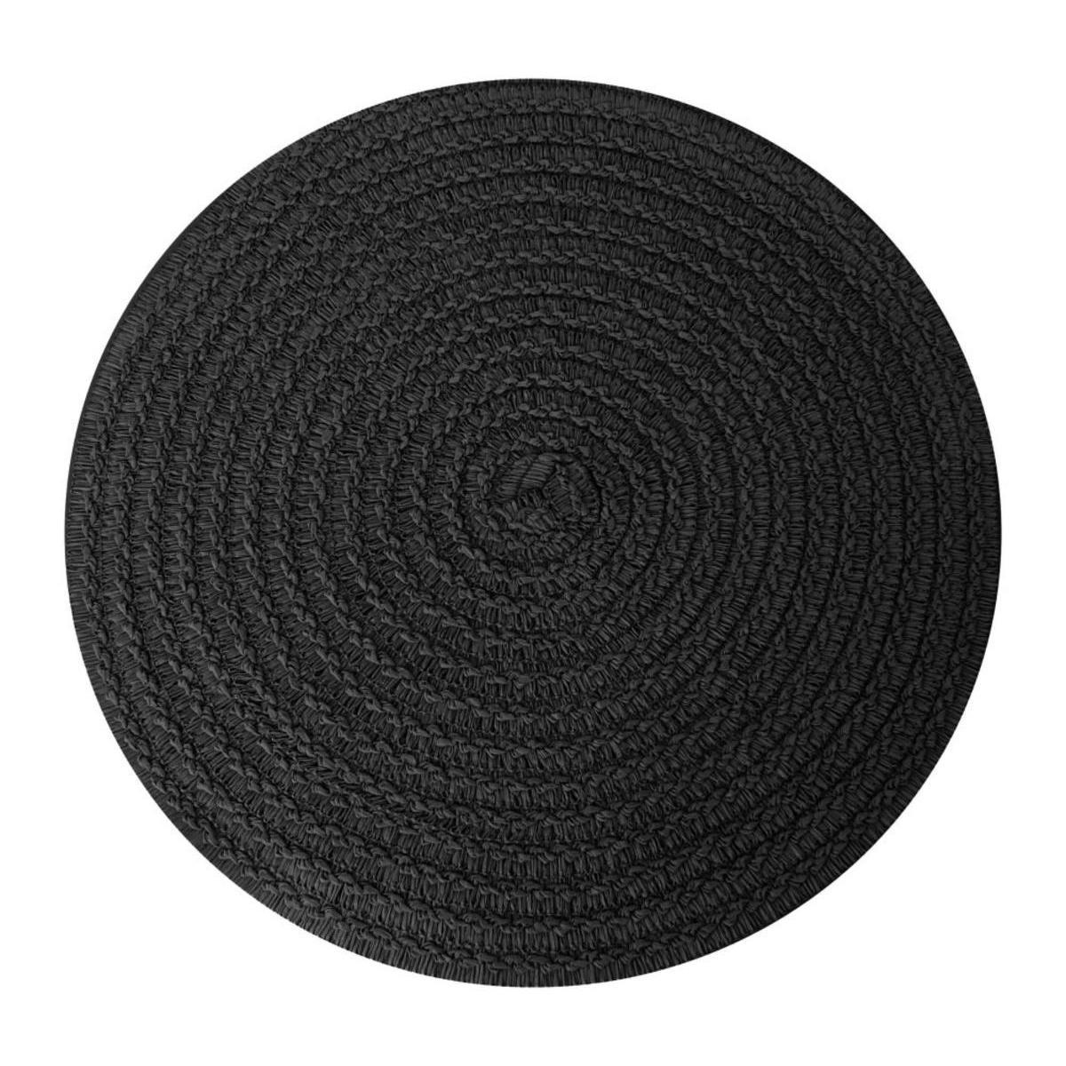 Set de table Spirale - ø 38 cm - Différents coloris - Noir