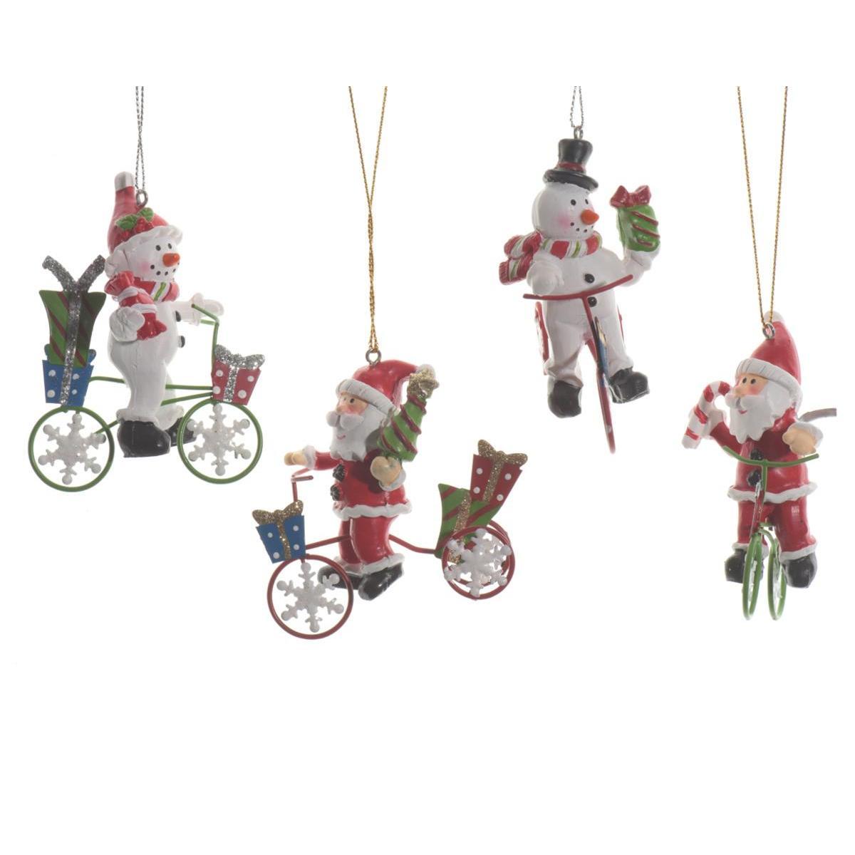 Suspension figurine de Noël en fer - Différents modèles