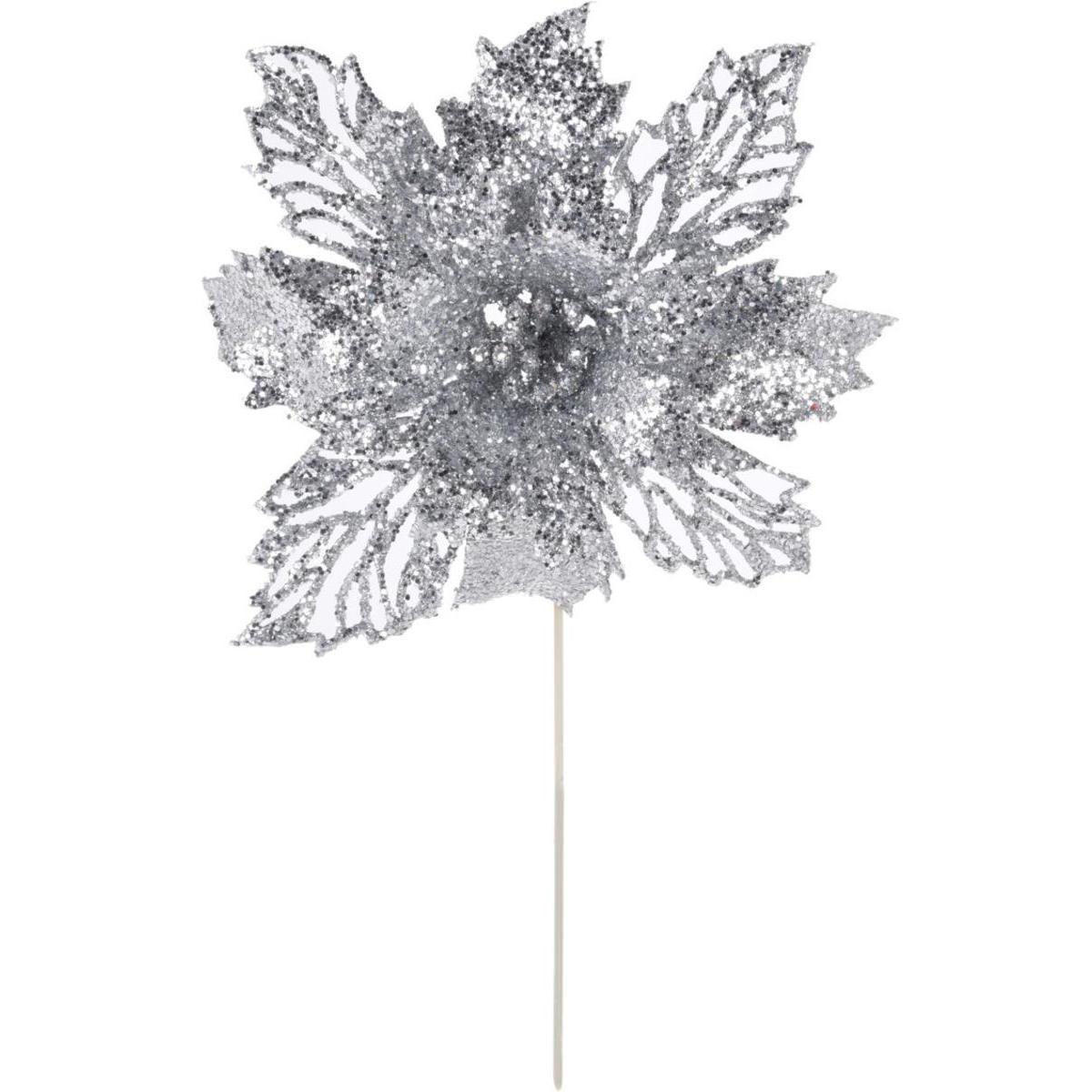 FLEUR PP 14X21CM - ARGENTE - 2