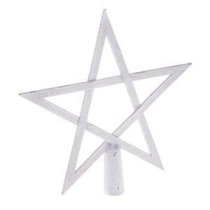 Cimier pailleté étoile - 20 cm - Différents modèles
