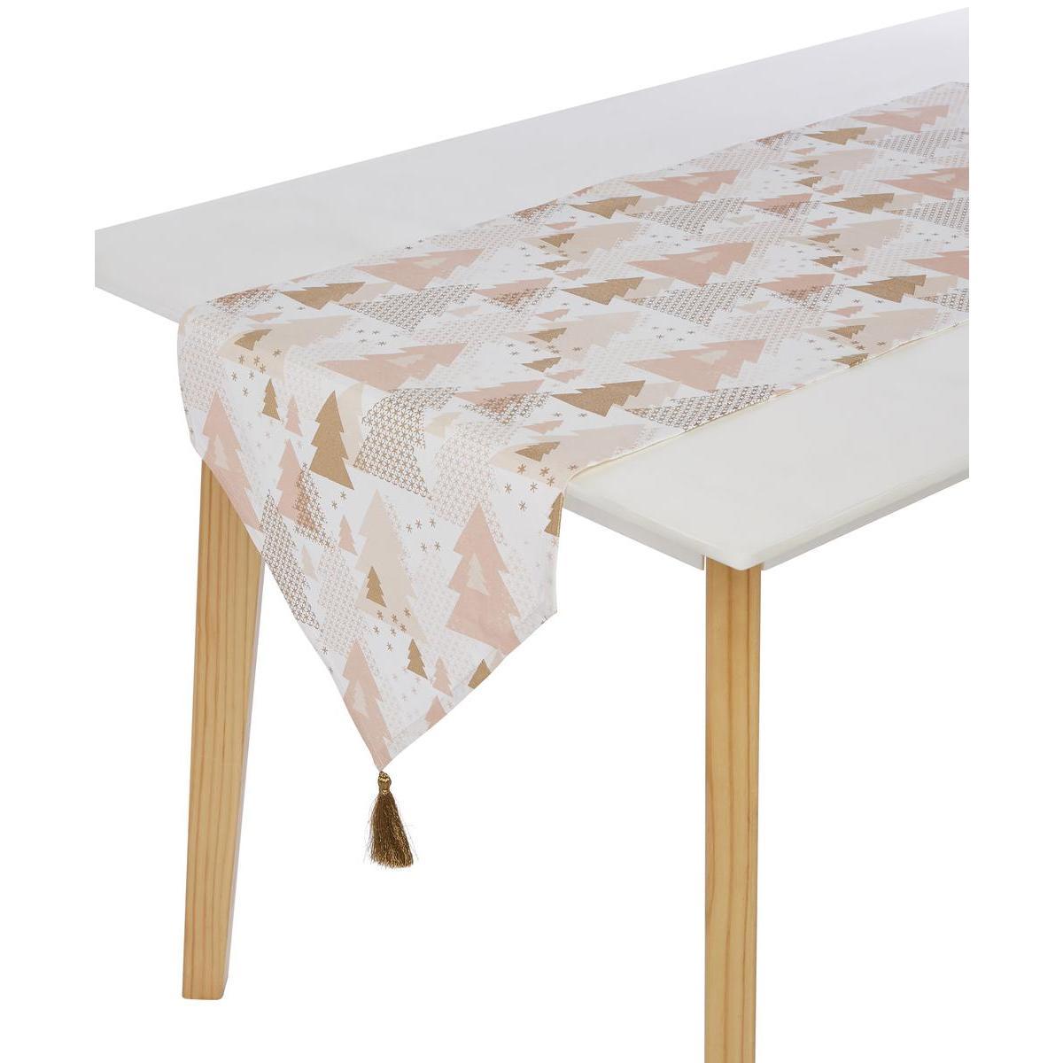 Chemin de table - 40 x 140 cm - Rose