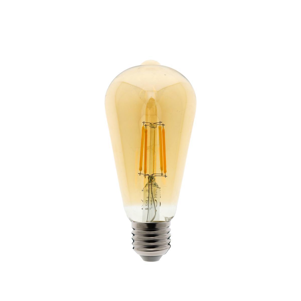 Ampoule ambrée ST64 E27 300 - Lumens - UPTECH