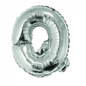 Ballon lettre Q - H 40 cm - Argent - C'PARTY