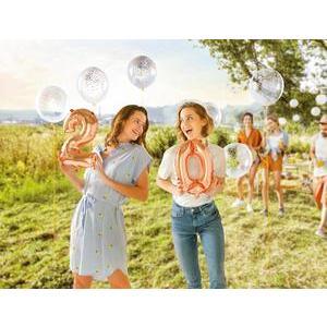 Ballon lettre Q - H 40 cm - Argent - C'PARTY