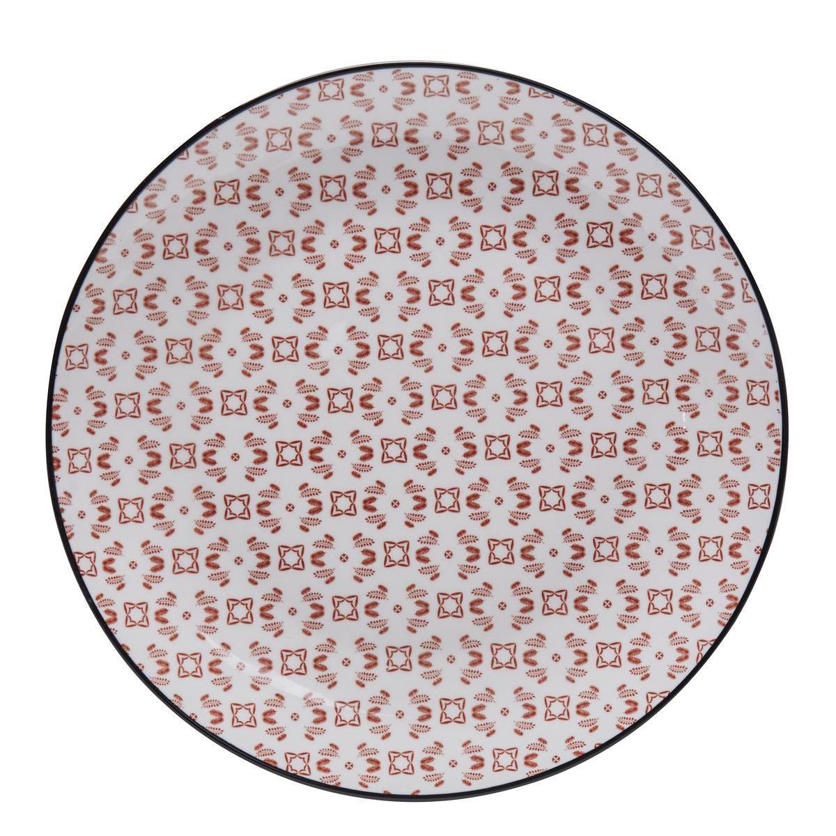 Assiette plate terracotta - ø 26.5 cm