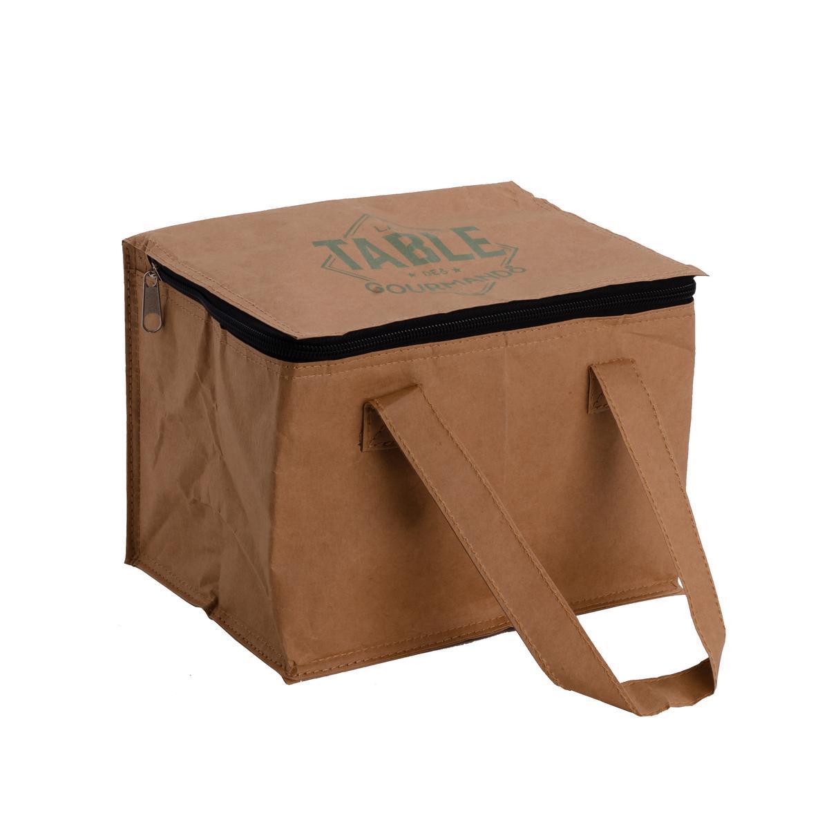 Lunch-bag Kraft - 21.8 x 17 x H 16 cm - Marron