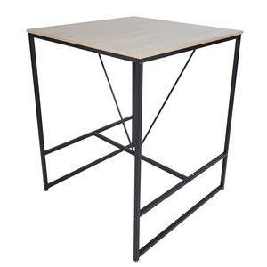 Table de bar en bois et métal Esther - L 80 x H 98 x l 80 cm - K.KOON