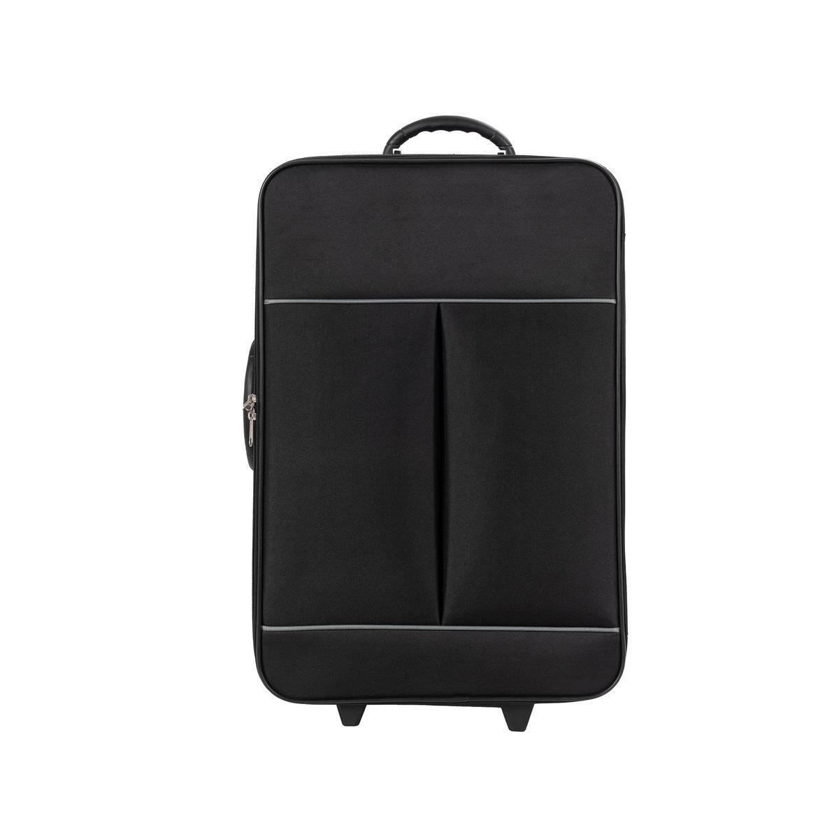 Valise de voyage taille M - H 60 cm - Noir