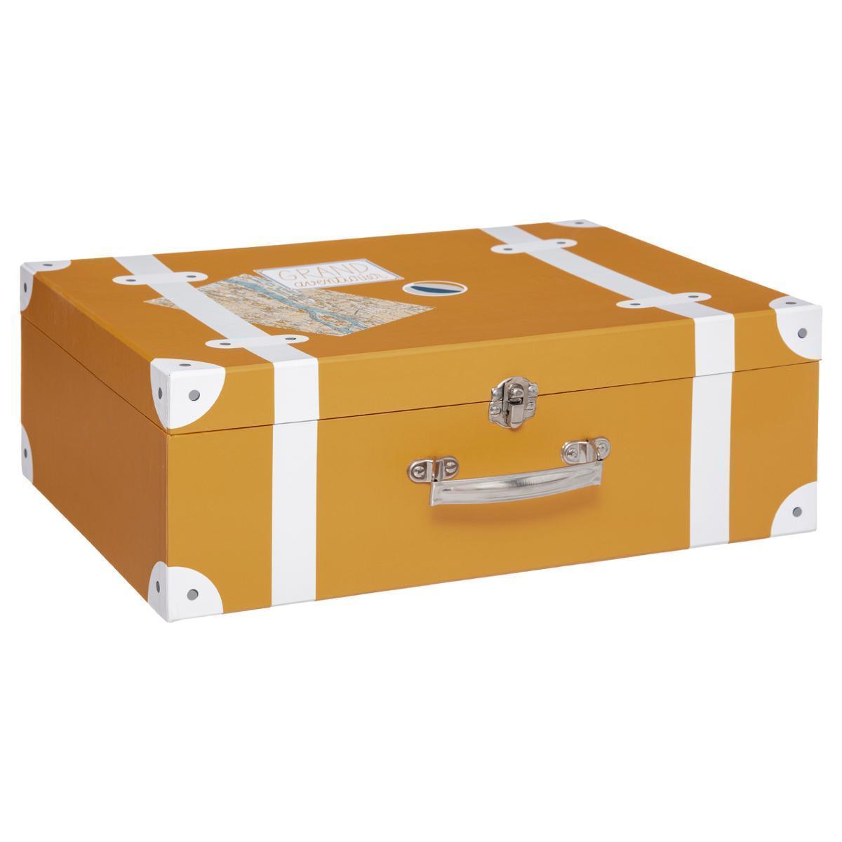 Valise en carton - 38 x 13.2 x H 27.5