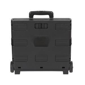 Chariot de transport pliable - 42 x H 98.5 x 37 cm - Noir