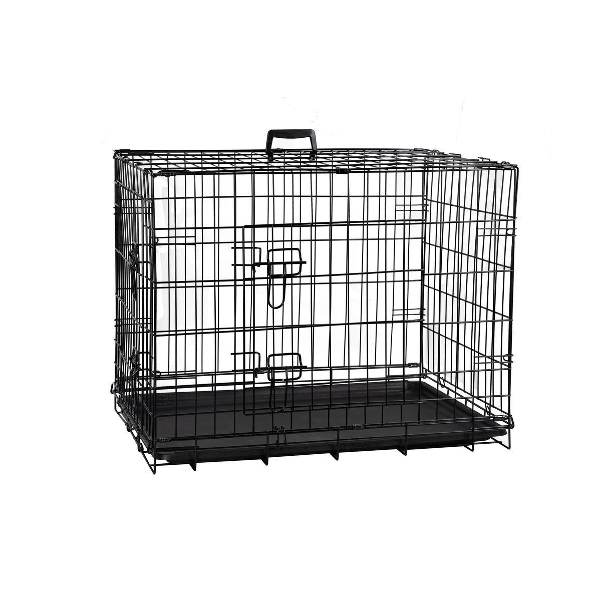 Cage de transport pour chien - 46 x L 76 x H 53 cm - SPOT&FLASH