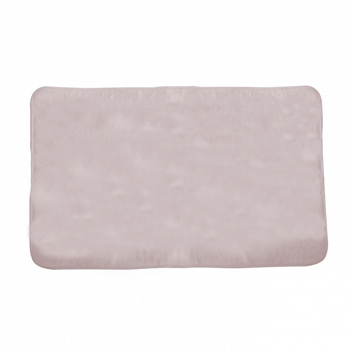 Tapis de douche uni - L 75 x l 45 cm - Différents coloris - Rose - K.KOON