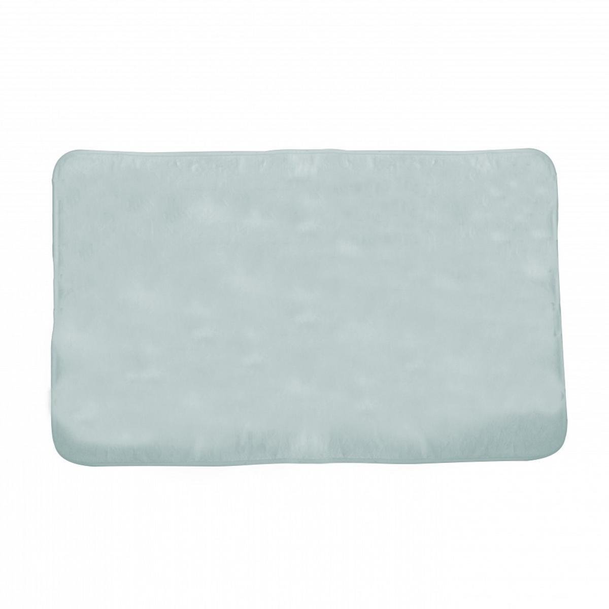 Tapis de douche uni - L 75 x l 45 cm - Différents coloris - Bleu - K.KOON