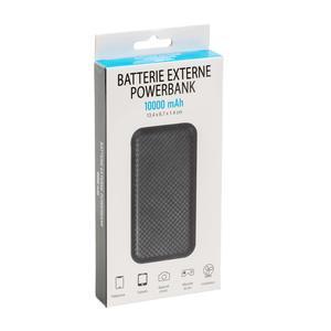 Batterie Externe 10 000 mah - 6.7 x 13 x 1.4 cm - Noir - UPTECH
