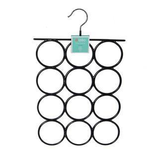 Cintre à accessoires et foulards - L 45 x H 25 cm - Noir