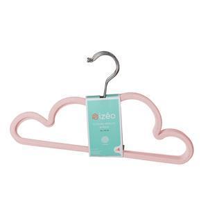 4 cintres enfant Nuage - L 28 x H 18.5 cm - Rose