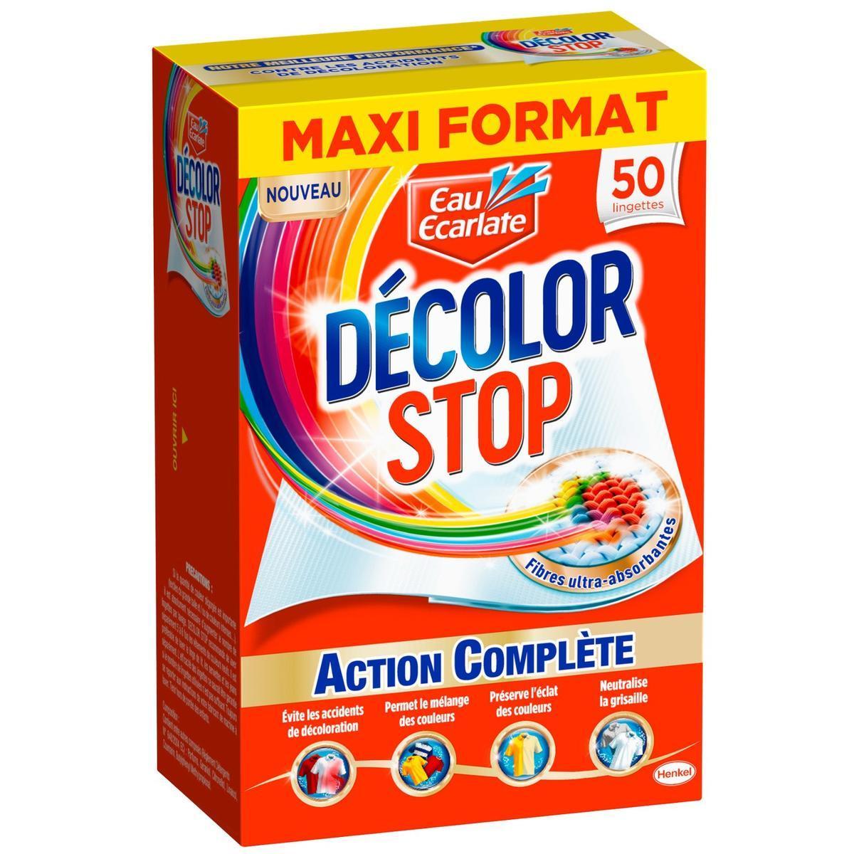 50 Lingettes Décolor Stop - Action Complète