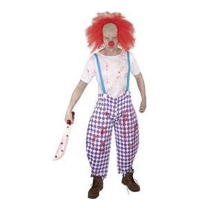 Costume clown fou - Taille adulte - L/XL - L 104 x H 10 x l 75 cm - Multicolore - PTIT CLOWN