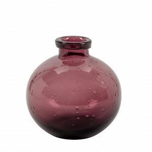 Vase bulle - ø 12 x H 12.5 cm - Violet