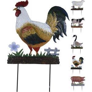 Animal de la ferme sur pique - 36 x H 48 cm - Différents modèles