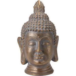 Tête de Bouddha - 31 x 29 x H 53.5 cm - Or