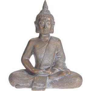 Bouddha assis - 41 x 23.5 x H 49 cm - Or