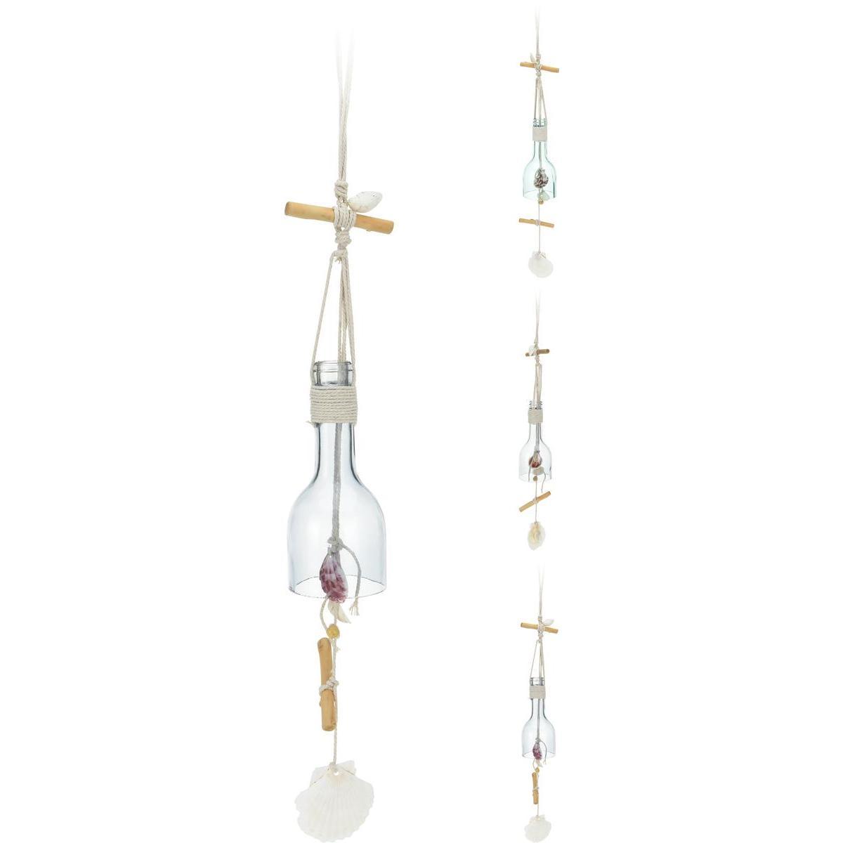 Carillon coquillages et perle - 7 x 17 cm - Différents modèles