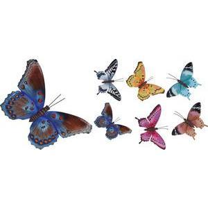 Déco murale papillon - 35 x 24 cm - Différents modèles