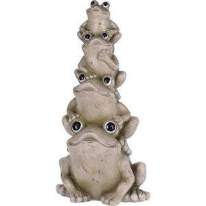 4 grenouilles empilées - 35 x 29 x H 68 cm