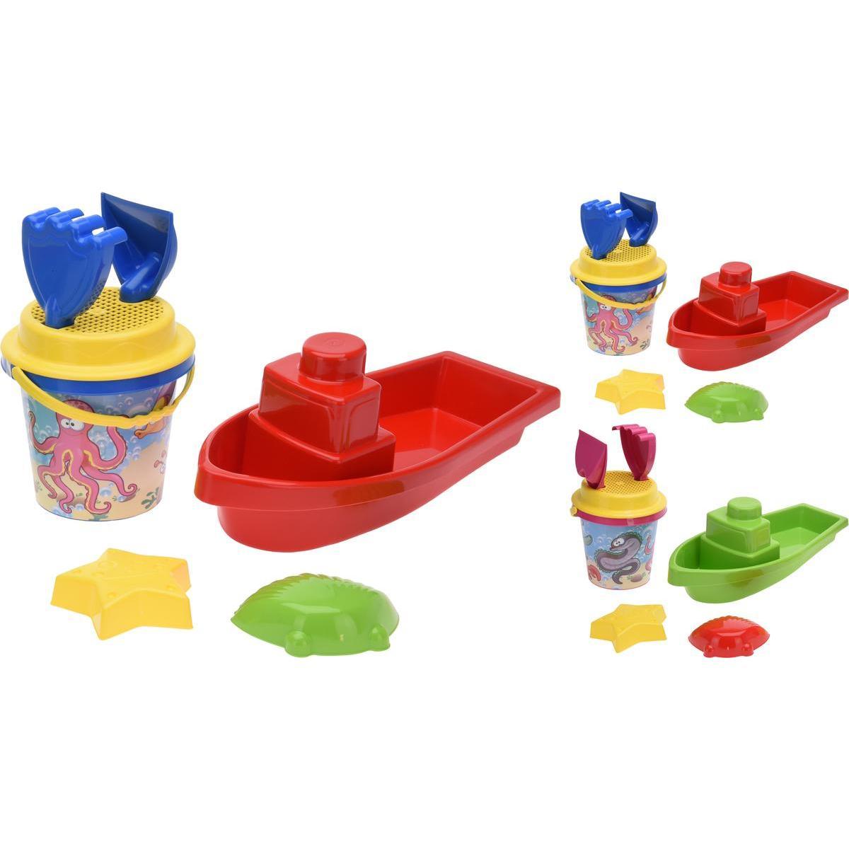 7 jouets de plage - Multicolore