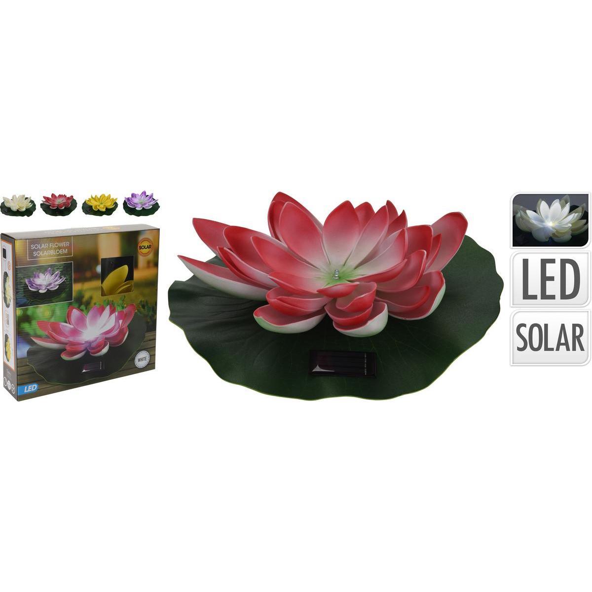 Lampe solaire fleur de lotus - ø 28 cm - Différents modèles
