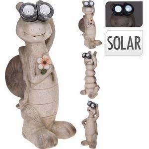 Lampe solaire animal - 20 x 18 x H 48 cm - Différents modèles