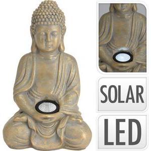 Lampe solaire Bouddha - H 33 cm