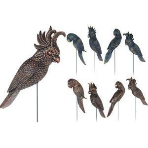Oiseau déco sur pique - H 60 cm - Différents modèles