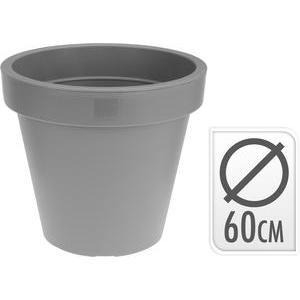 Pot de fleurs rond - ø 60 cm - Gris clair