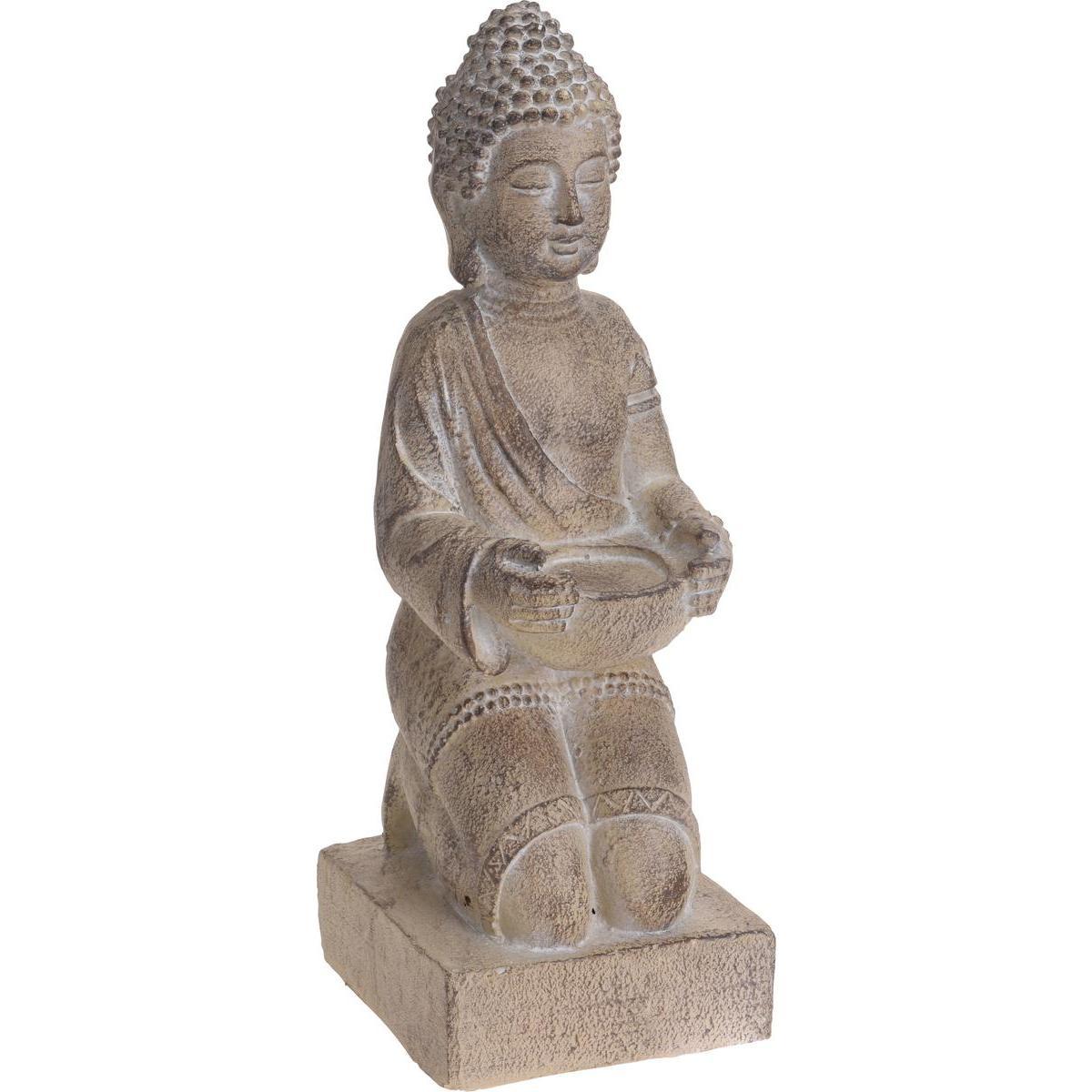 Statue de Bouddha - 14 x 16 x H 42 cm