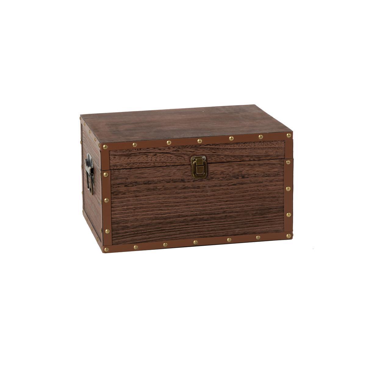 Malle de rangement cargo - Différentes tailles disponibles - 35 x 20 x 25 cm - Marron, rouge, noir