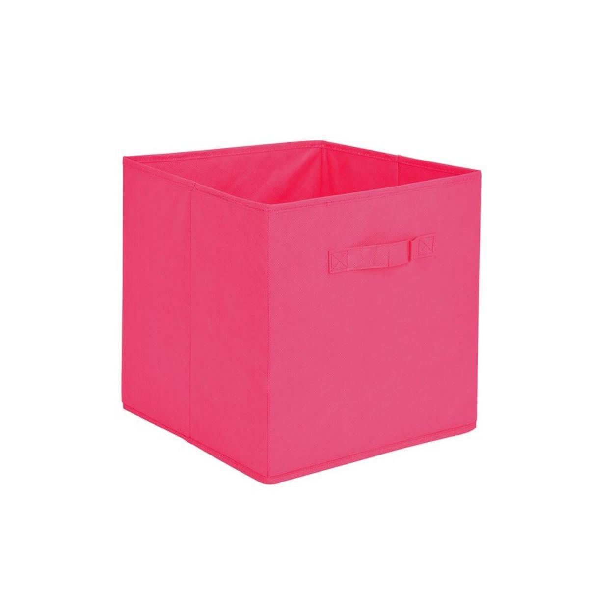 Cube de rangement Kubix - 31 x H 31 x 31 cm - Différents modèles - Rose