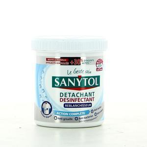 Détachant désinfectant en poudre reblanchisseur - SANYTOL