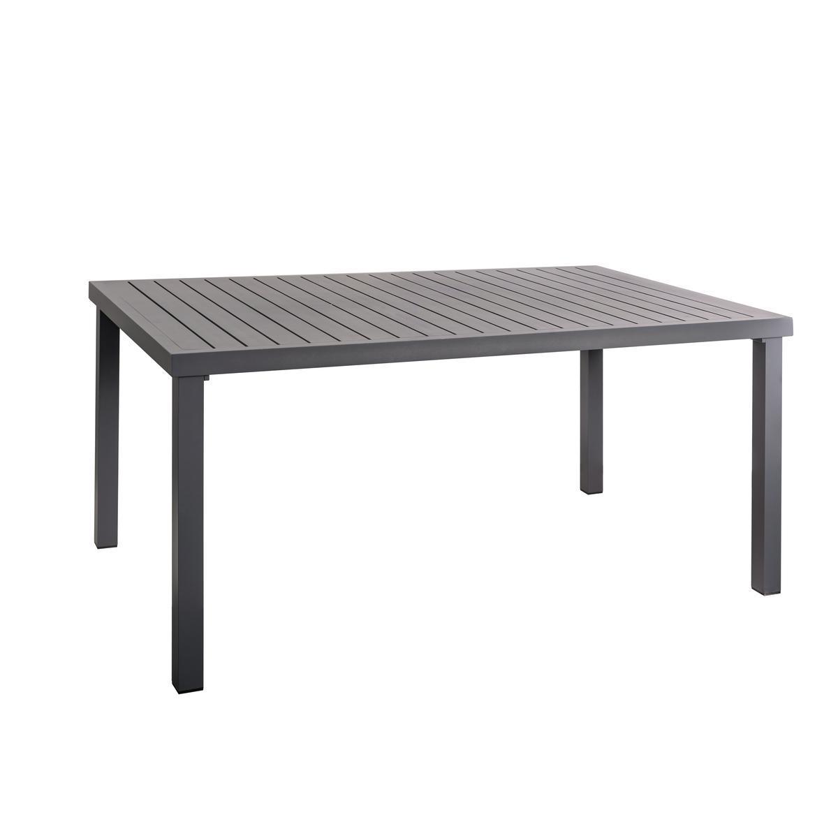 Table Cali - L 150 x H 74 x l 90 cm - Gris anthracite - MOOREA