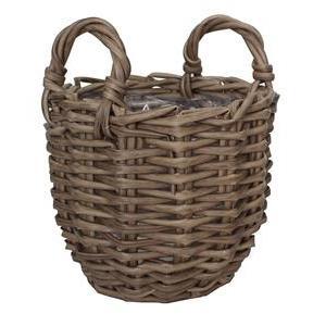 Pot panier - ø 27 x H 23 cm - Marron